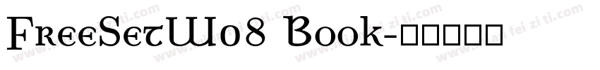 FreeSetW08 Book字体转换